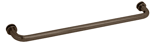 CRL 30&quot; Oil Rubbed Bronze (BM Series) Tubular Single-Sided Towel Bar with Metal Washers | BM300RB