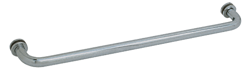 CRL 30&quot; Brushed Nickel (BM Series) Tubular Single-Sided Towel Bar with Metal Washers | BM30BN