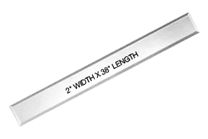 C.R. Laurence 2&quot; x 38&quot; Mirror Strips Beveled on All Sides | BM4S2X38