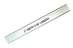 C.R. Laurence 2&quot; x 56&quot; Mirror Strips Beveled on All Sides | BM4S2X56