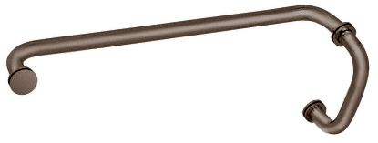 CRL Oil Rubbed Bronze 6&quot; Pull Handle and 18&quot; Towel Bar BM Series Combination With Metal Washers
 | BM6X180RB