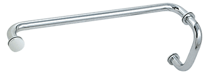 CRL Polished Chrome 6&quot; Pull Handle and 18&quot; Towel Bar BM Series Combination With Metal Washers
 | BM6X18CH