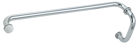 CRL Polished Chrome 6&quot; Pull Handle and 22&quot; Towel Bar BM Series Combination With Metal Washers
 | BM6X22CH
