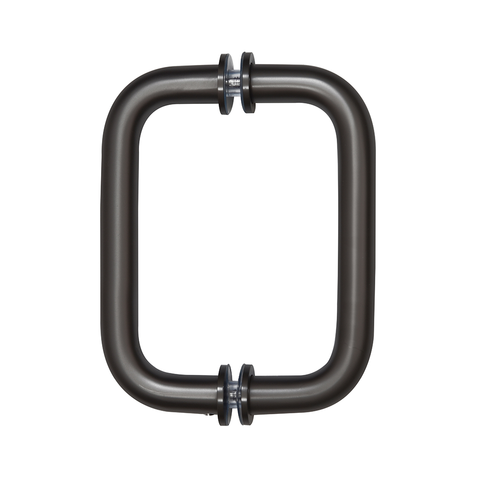 CRL 6&quot; Oil Rubbed Bronze (BM Series) Tubular Back-To-Back Pull Handle with Metal Washers | BM6X60RB