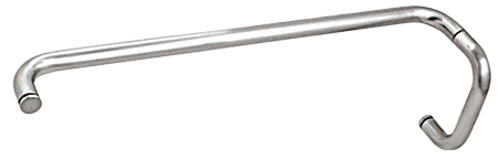 CRL Polished Chrome 6&quot; Pull Handle and 22&quot; Towel Bar BM Series Combination Without Metal Washers | BMNW6X22CH