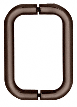 CRL 6&quot; Oil Rubbed Bronze (BM Series) Back-to-Back Tubular Handle without Metal Washers | BMNW6X60RB