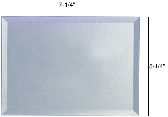 C.R. Laurence CRL Triple Blank Without Screw Holes Glass Mirror Plate-Clear | BMP3GC