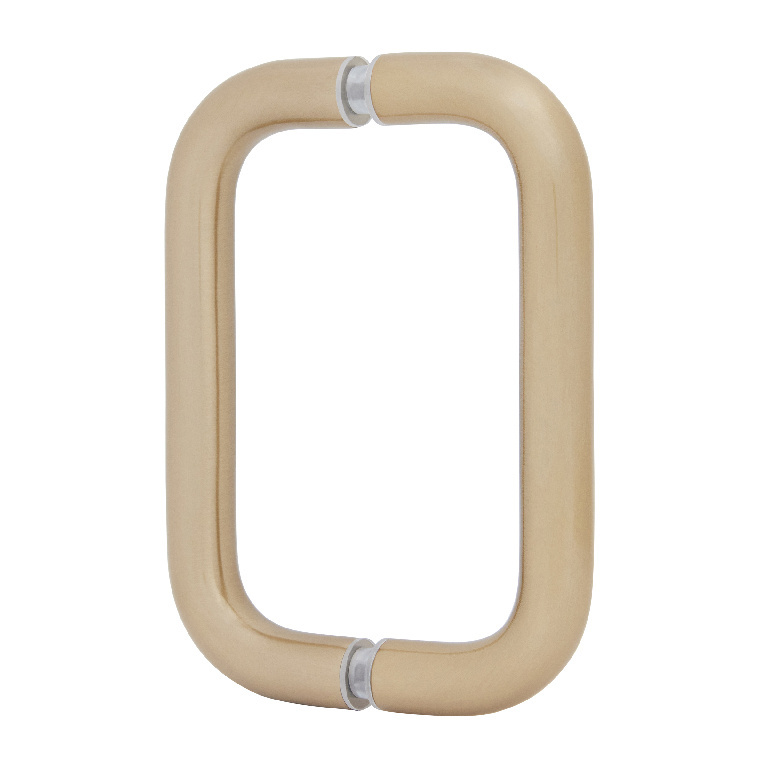 CRL Brushed Bronze 6&quot; Back-To-Back Solid Brass 3/4&quot; Diameter Pull Handles without Metal Washers | BPD6BBRZ