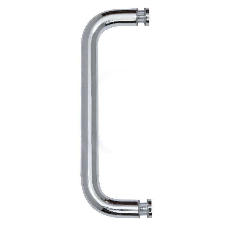 CRL 8&quot; Polished Chrome Single-Sided Solid 3/4&quot; Diameter Pull Handle without Metal Washers | BPS8CH
