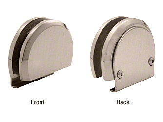 CRL Brushed Nickel Rounded Style Replacement Roller for Essence Series Sliding Door System | BR4BN