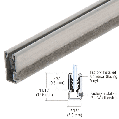 C.R. Laurence CRL-Sash Mill Universal Storm Window Frame - 12 ft long | BS1M