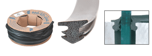 C.R. Laurence CRL Top Rubber Gasket for Base Shoe - 100&#39; | BSG100