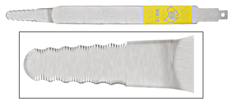 C.R. Laurence CRL BTB 12&quot; Serrated Extra Long Straight Blade | BTB1SC