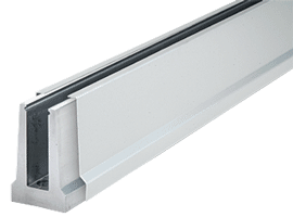 C.R. Laurence CRL Satin Anodized Cladding for B5T Series Tapered Base Shoe | BTCSA10