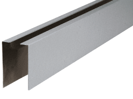 C.R. Laurence CRL Brushed Stainless 120&quot; Cladding for Windscreen and Smoke Baffle Base Shoe | BWCBS10