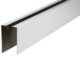 C.R. Laurence CRL Satin Anodized 120&quot; Cladding for Windscreen and Smoke Baffle Base Shoe | BWCSA10