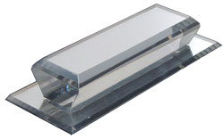 Clear Acrylic Beveled Large Stick-On Mirror Pull | BWPC5 | BWPC5