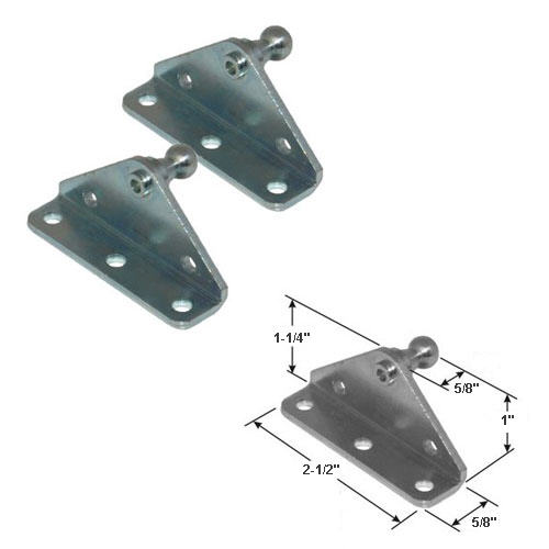 10MM Ball Stud Bracket for Gas Prop/Strut - Set of Two  | GPB1