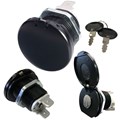 Gordon Glass&#174; Bauer SLC Fiberglass Truck Lids Locking Twist Handle