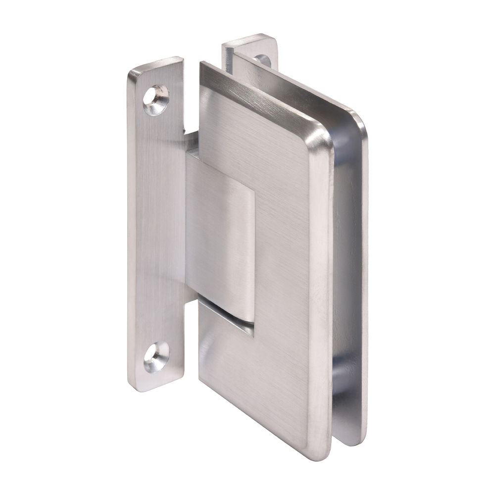 CRL Cologne 037 Series Brushed Chrome Wall Mount Shower Door Hinge | C0L037BCH