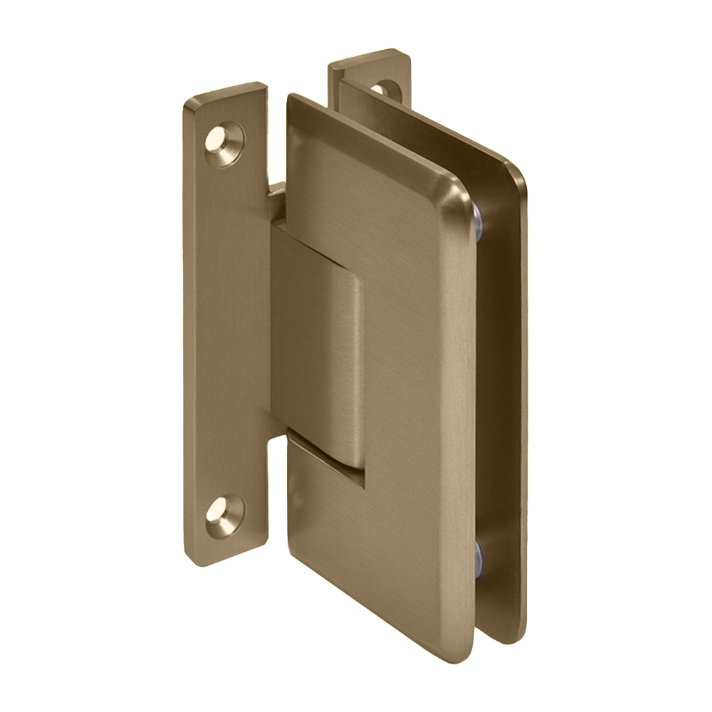 CRL Cologne 037 Series Dark Brushed Bronze Wall Mount Shower Door Hinge | C0L037DBBZ