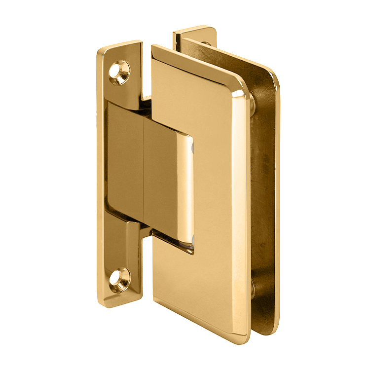 CRL Cologne 037 Series French Gold Wall Mount Shower Door Hinge | C0L037FG
