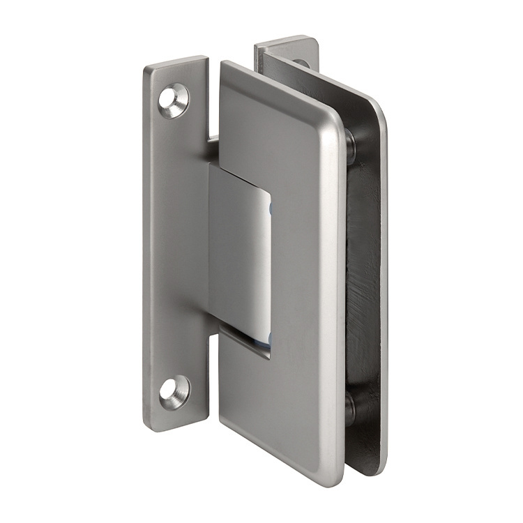CRL Cologne 037 Series Satin Nickel Wall Mount Shower Door Hinge | C0L037SN