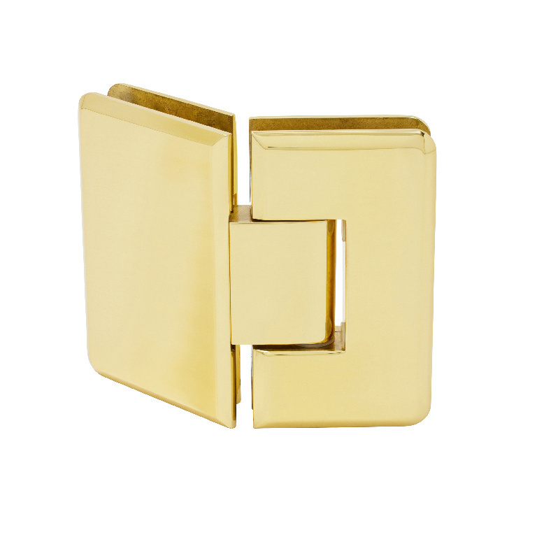 CRL Cologne 045 Series Brass 135&amp;#176; Glass-to-Glass Hinge | C0L045BR