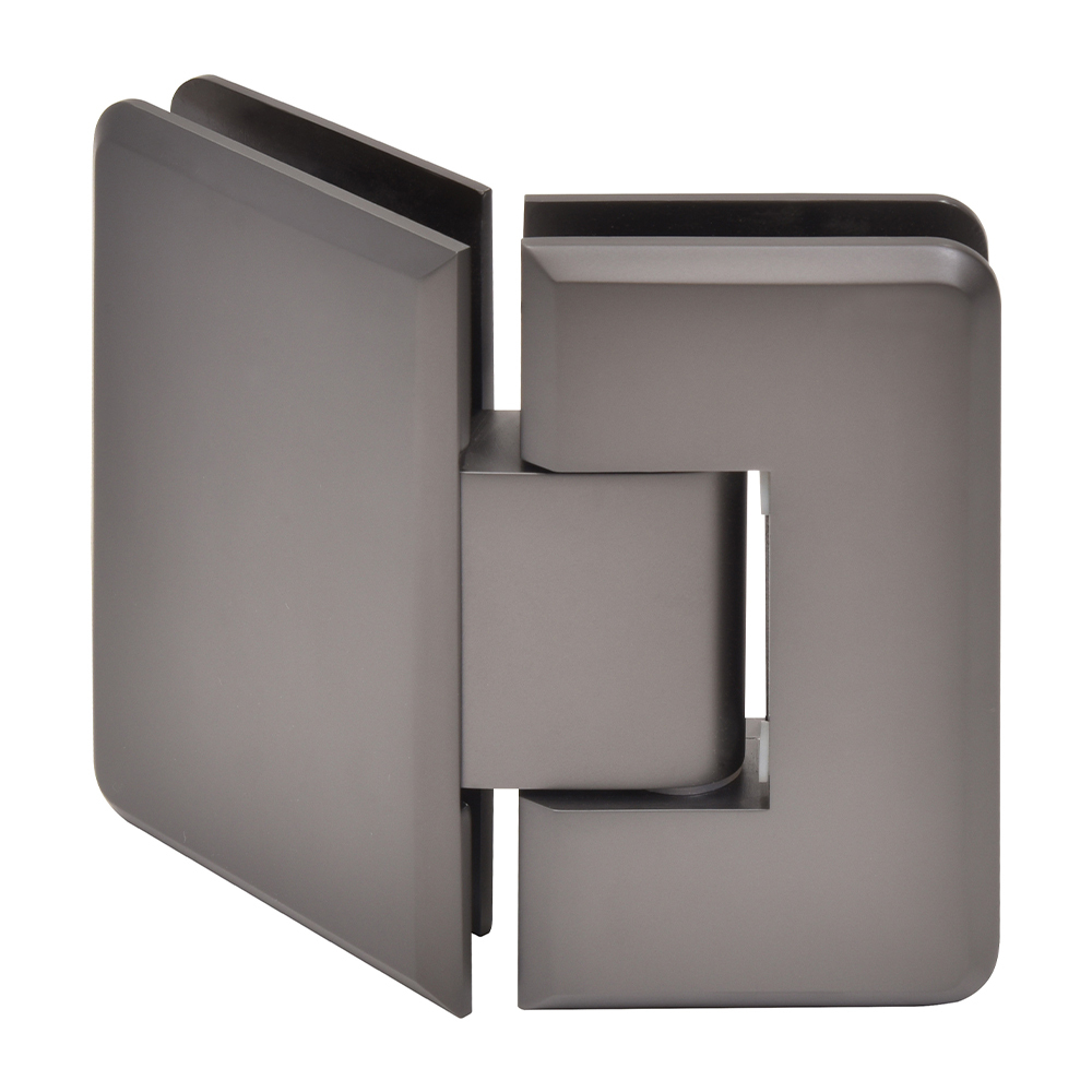 CRL Cologne 045 Series Matte Gun Metal 135&amp;#176; Glass-to-Glass Hinge | C0L045MGM