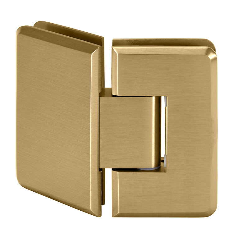 CRL Cologne 045 Series Satin Brass 135&amp;#176; Glass-to-Glass Hinge | C0L045SB