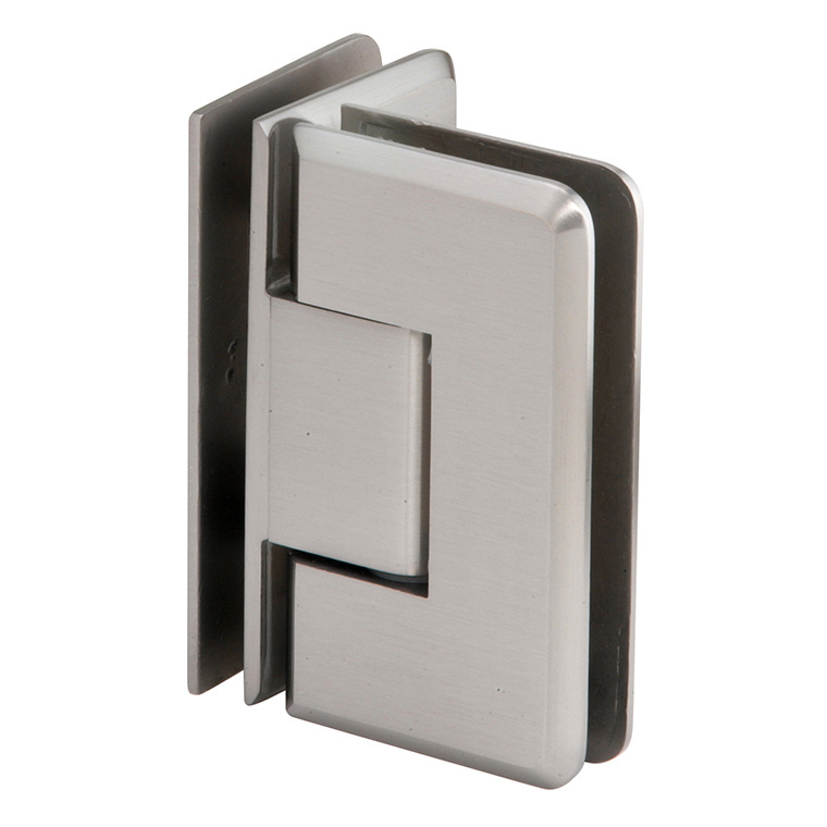 CRL Cologne 092 Series Brushed Nickel 90&amp;#176; Glass-to-Glass Hinge | C0L092BN