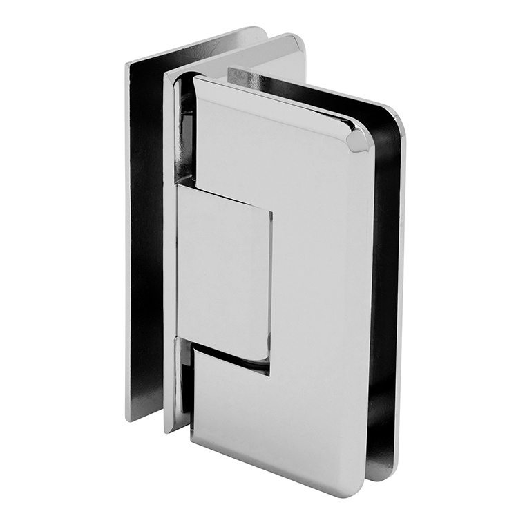CRL Cologne 092 Series Polished Chrome 90&amp;#176; Glass-to-Glass Hinge | C0L092CH