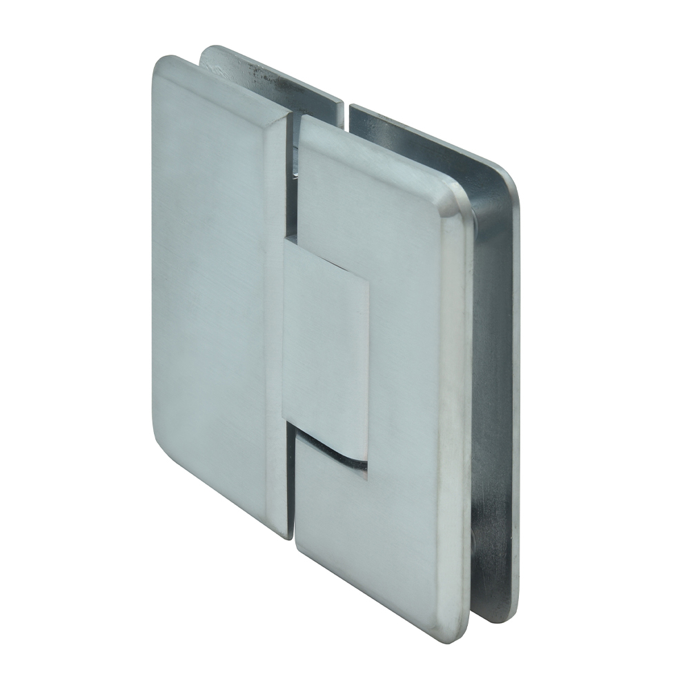 CRL Cologne 180 Series Brushed Chrome 180&#176; Glass-to-Glass Hinge | C0L180BCH