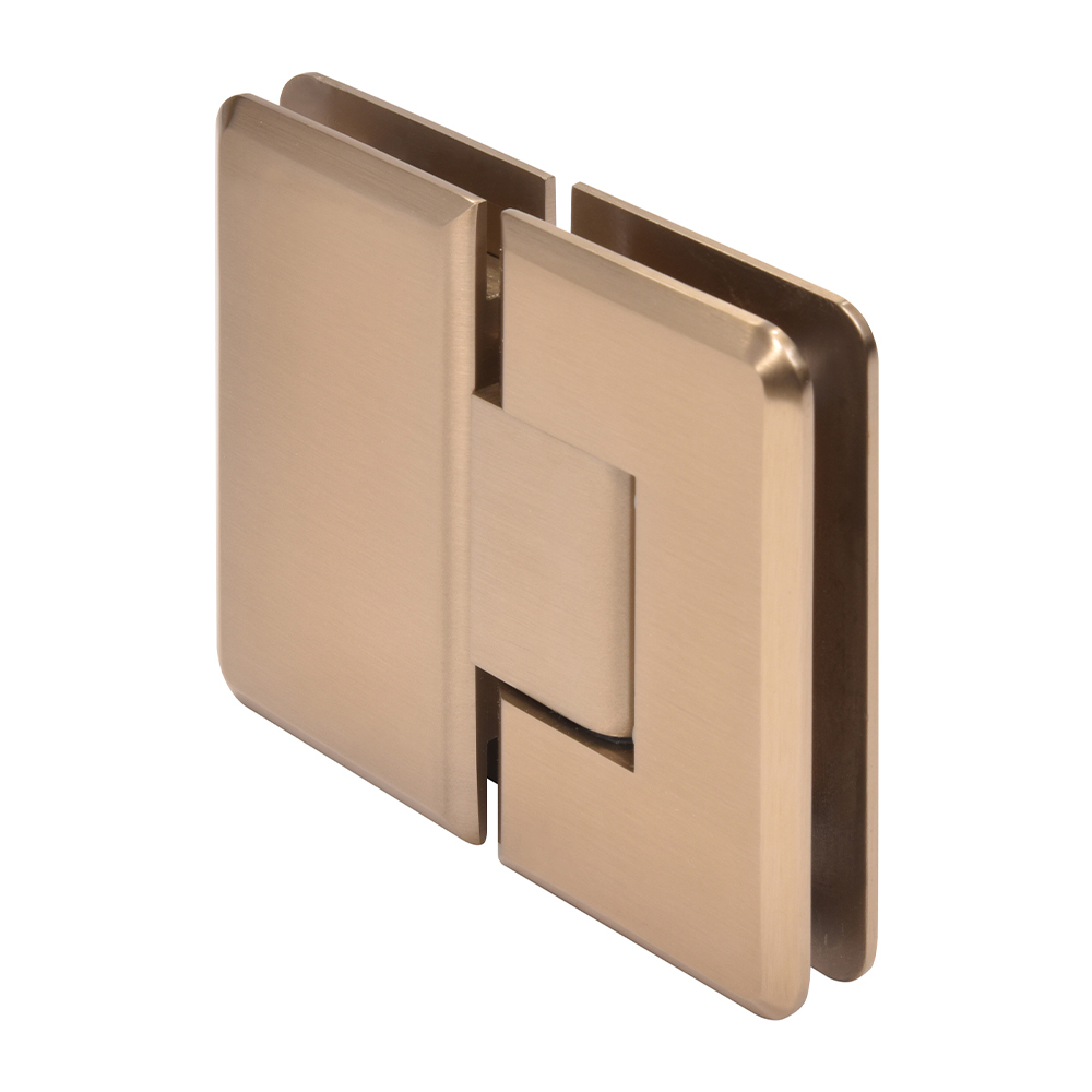 CRL Cologne 180 Series Dark Brushed Bronze 180&#176; Glass-to-Glass Hinge | C0L180DBBZ