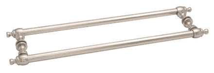 CRL Polished Nickel Colonial Style 18&quot; Back-to-Back Towel Bar | C0L18X18PN