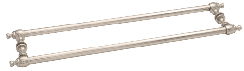 CRL Polished Nickel Colonial Style 24&quot; Back-to-Back Towel Bar | C0L24X24PN