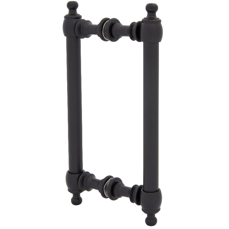 CRL Oil Rubbed Bronze 8&quot; Colonial Style Back-to-Back Pull Handle  | C0L8X80RB