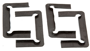 CRL Black Replacement Gasket Pack With Fin for Cologne Hinges | C0LGK1