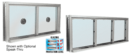 C.R. Laurence CRL Satin Anodized Aluminum Clamp-On Frame Multi-Lite Window | C0SWA