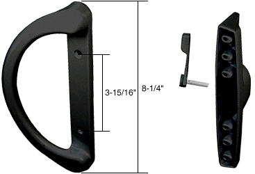 Sliding Glass Patio Door Hardware: Mortise Locks, Handles Sets, Pulls | C1224