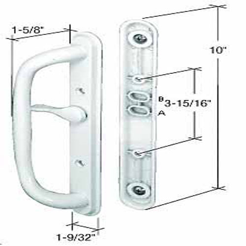 Sliding Glass Patio Door Hardware: Mortise Locks, Handles Sets, Pulls | C1289