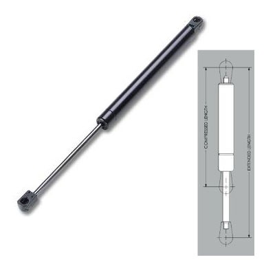 SUSPA&#174; C16-08055 120 lbs Gas Prop/Strut - Set of Two | GP1608055