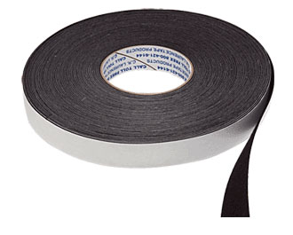 C.R. Laurence CRL 1&quot; Wide Moleskin Channel Liner - Solid - Roll | C5901