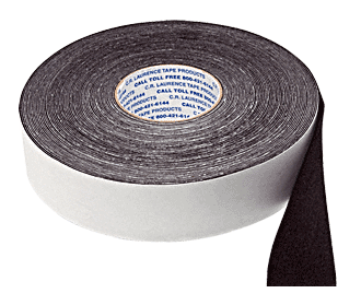 C.R. Laurence CRL 2&quot; Wide Moleskin Channel Liner - Solid - Roll | C590290