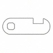 FixtureGuard Hook Cam 1-1/2&quot; - Pack of 10
 | CAM15