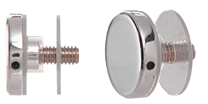 C.R. Laurence CRL Polished Stainless Standoff Cap Assemblies for 1-1/4&quot; Standoff Bases | CAP114PS