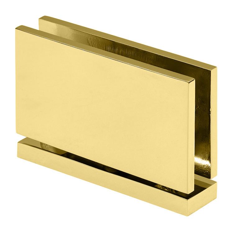 CRL Cardiff Series Polished Brass Top or Bottom  Mount Hinge | CAR01BR