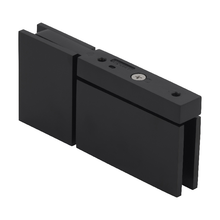 CRL Oil Rubbed Bronze Cardiff Top and Bottom Mount Pivot Hinge with U-Clamp | CAR070RB