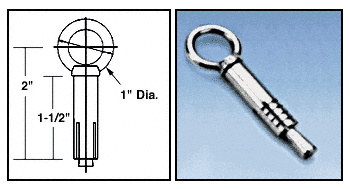 C.R. Laurence CRL Ringed Anchor Fitting for Cable Display System | CB78