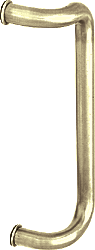 C.R. Laurence CRL Brass 10&quot; Single Offset Door Pull | CD10BR